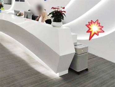 杭州西湖區某公司裝修辦公室 租賃空氣凈化器除異味甲醛